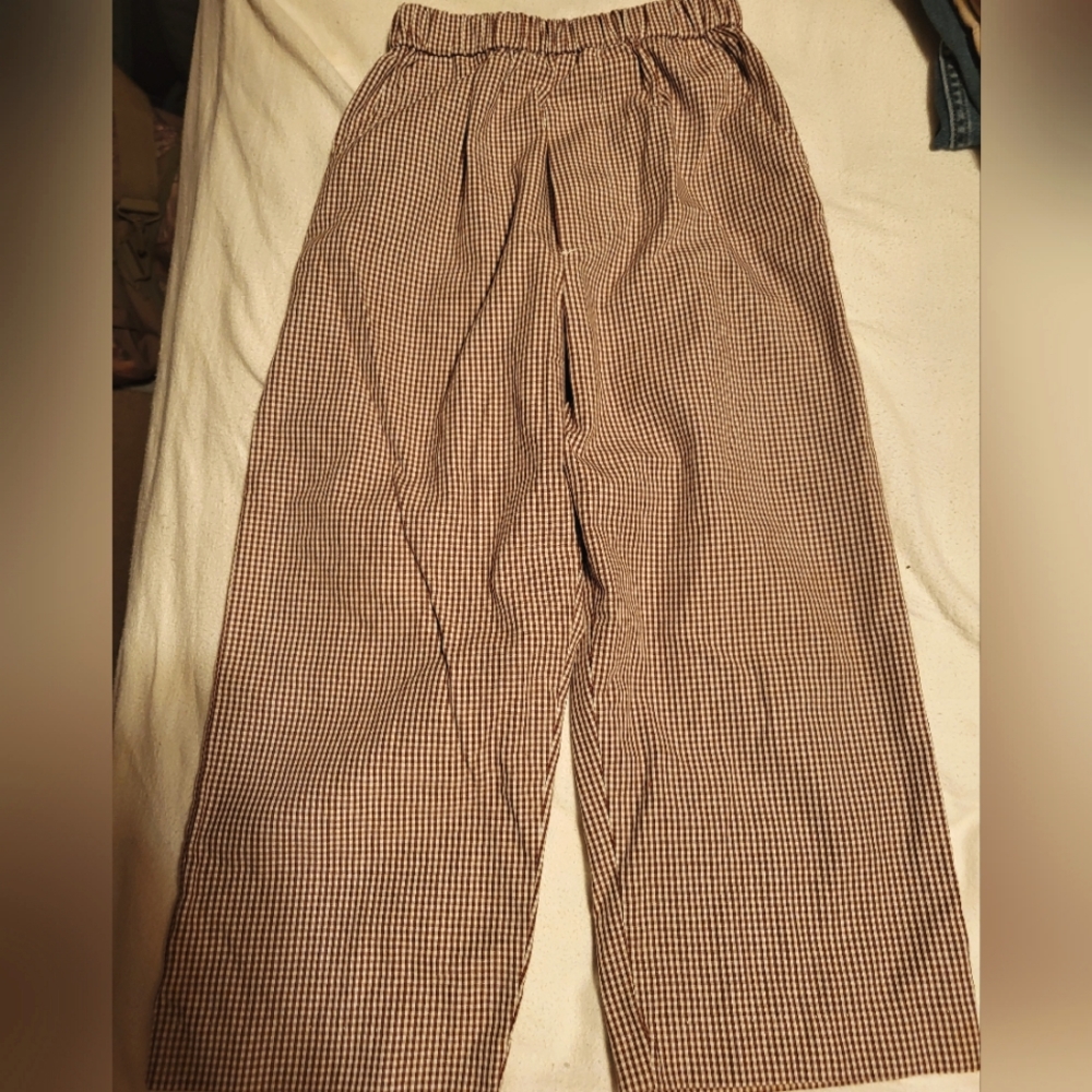 Boys Gingham Dress Pants - Size 4